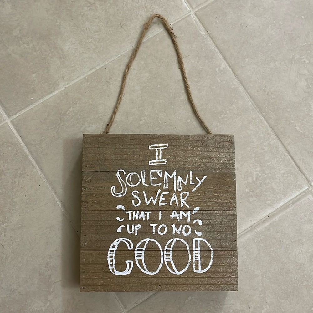 Harry Potter Handcrafted Rustic Wooden Wall Art